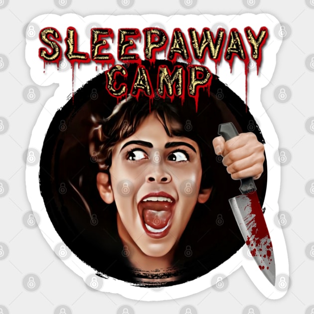 Sleepaway Camp Sticker by Zbornak Designs